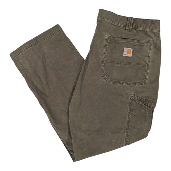CARHARTT - 102802-217 Men's Rugged Flex Rigby  Relaxed Carpenter Pants - 40x32 - Picture 1 of 8